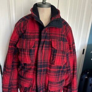 VTG Y2K Men's Abercrombie & Fitch Pine Point wool coat size XL